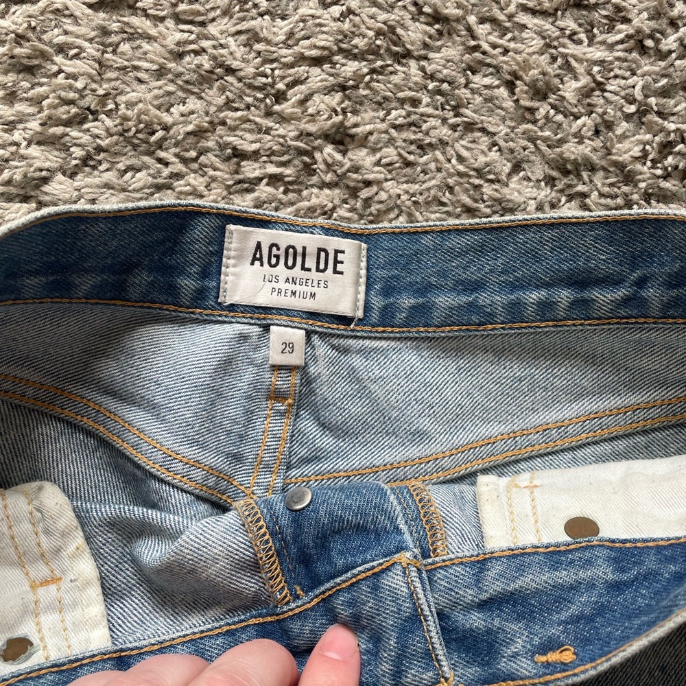 Agolde Parker Cutoff Shorts - Picture 2 of 3